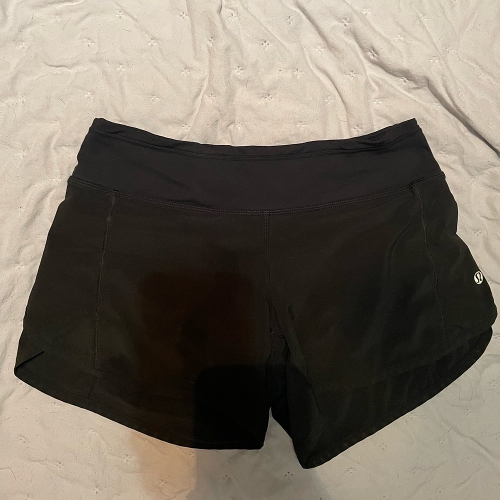 Lululemon speed up shorts 4”.